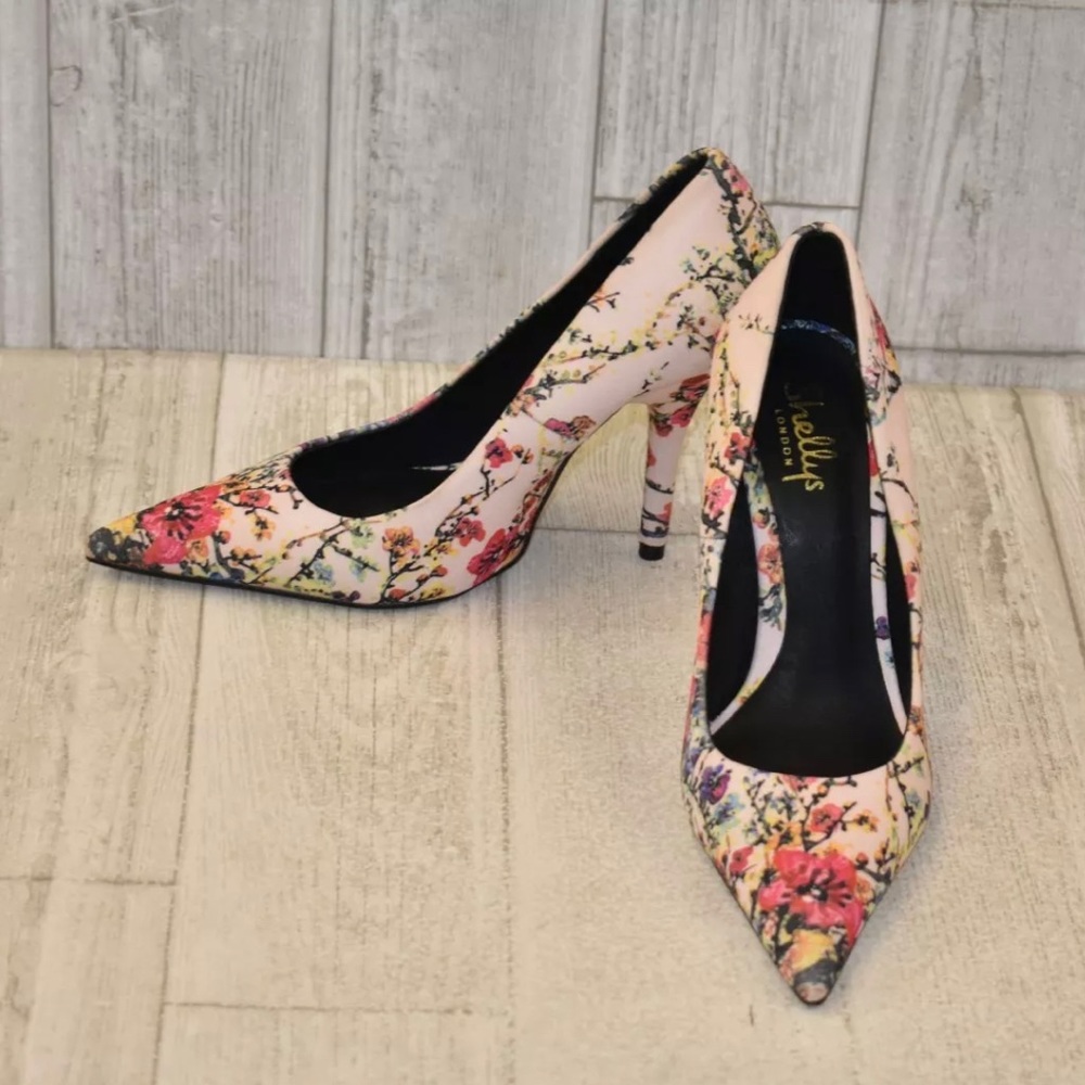 Shellys London Heather Pump Floral
